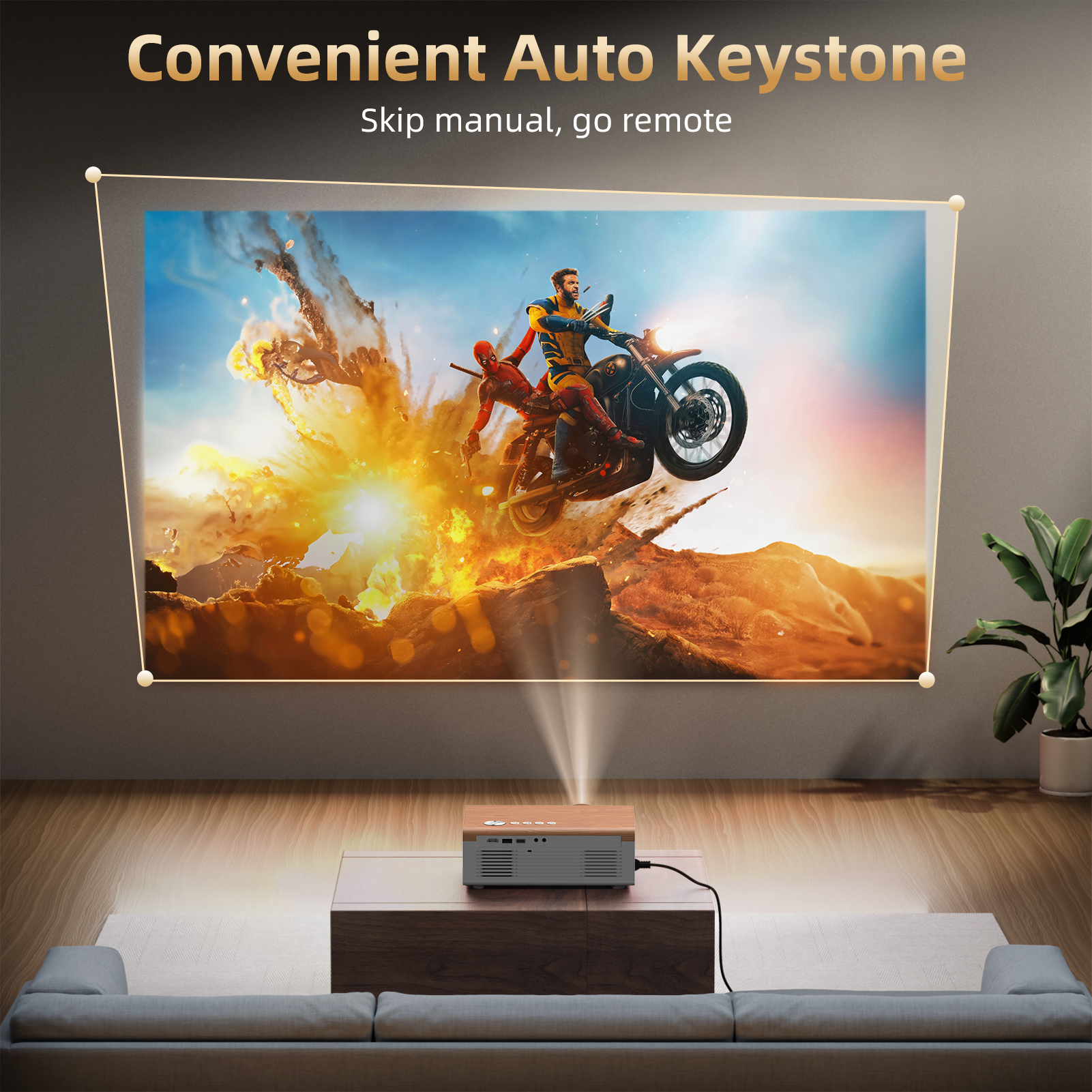 FUDONI Projector | GC888A FUDONI