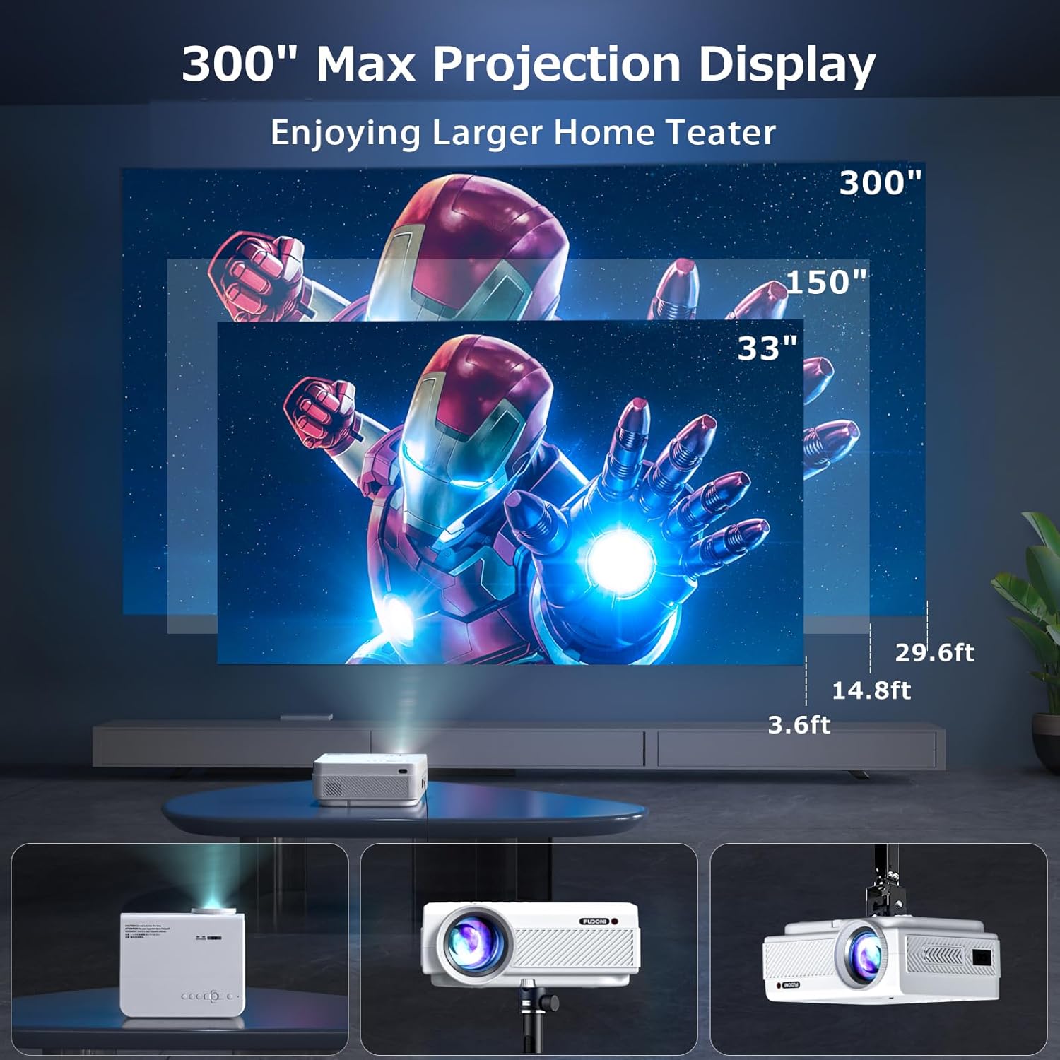 FUDONI Projector | V7 FUDONI