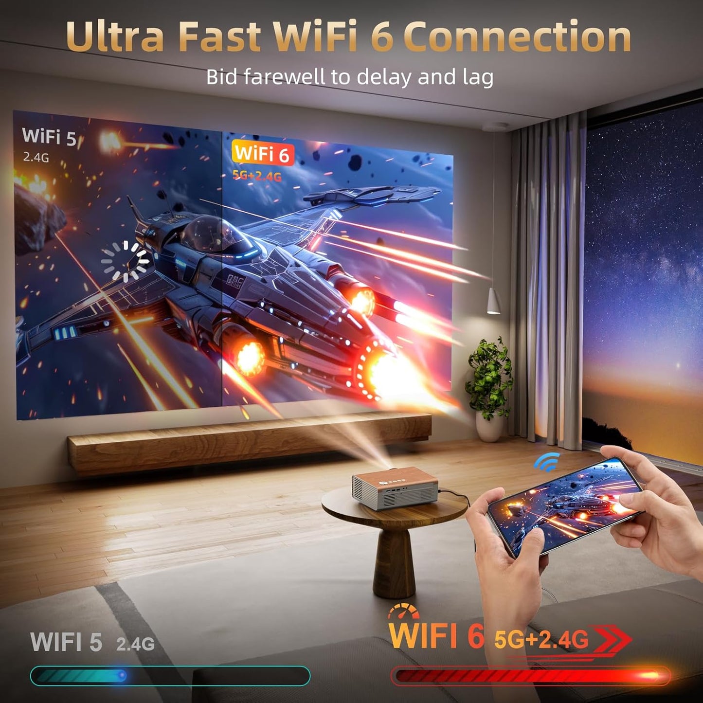 FUDONI Projector | GC888A (50% Off) FUDONI