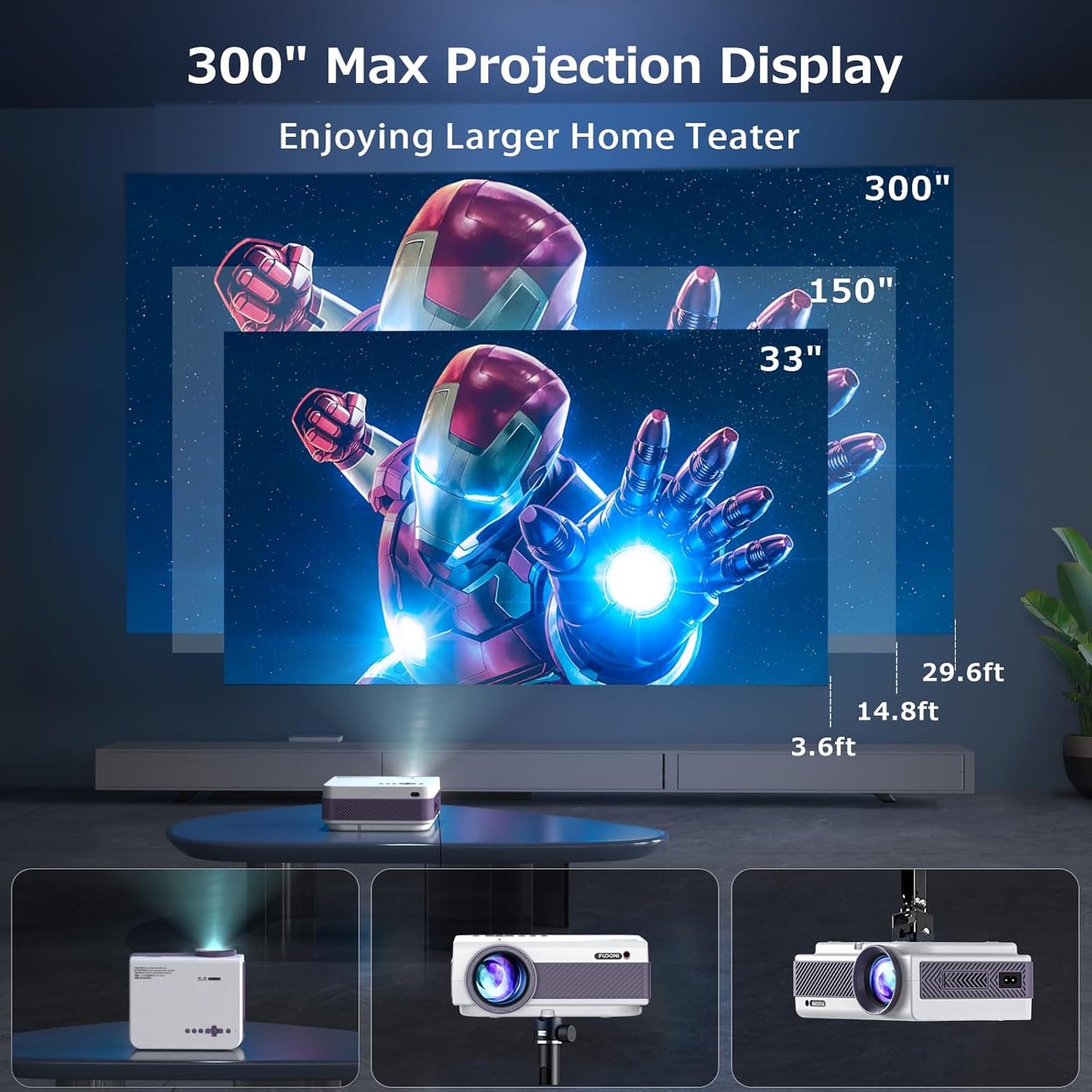 FUDONI Projector | V7A FUDONI