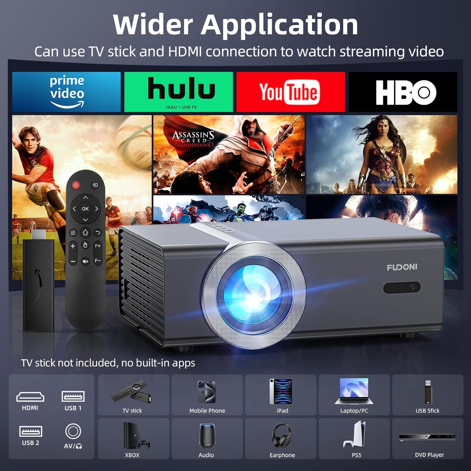 FUDONI Projector | 888 FUDONI